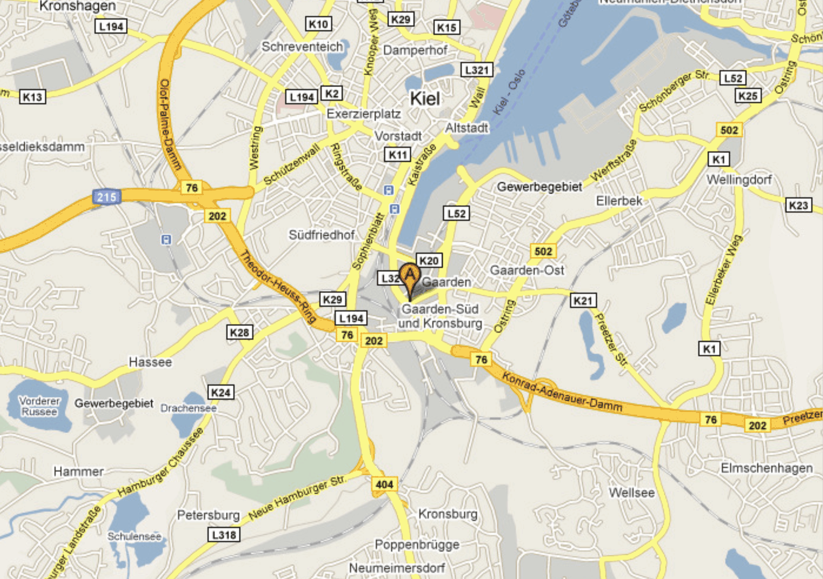 Karte-Kiel-Google